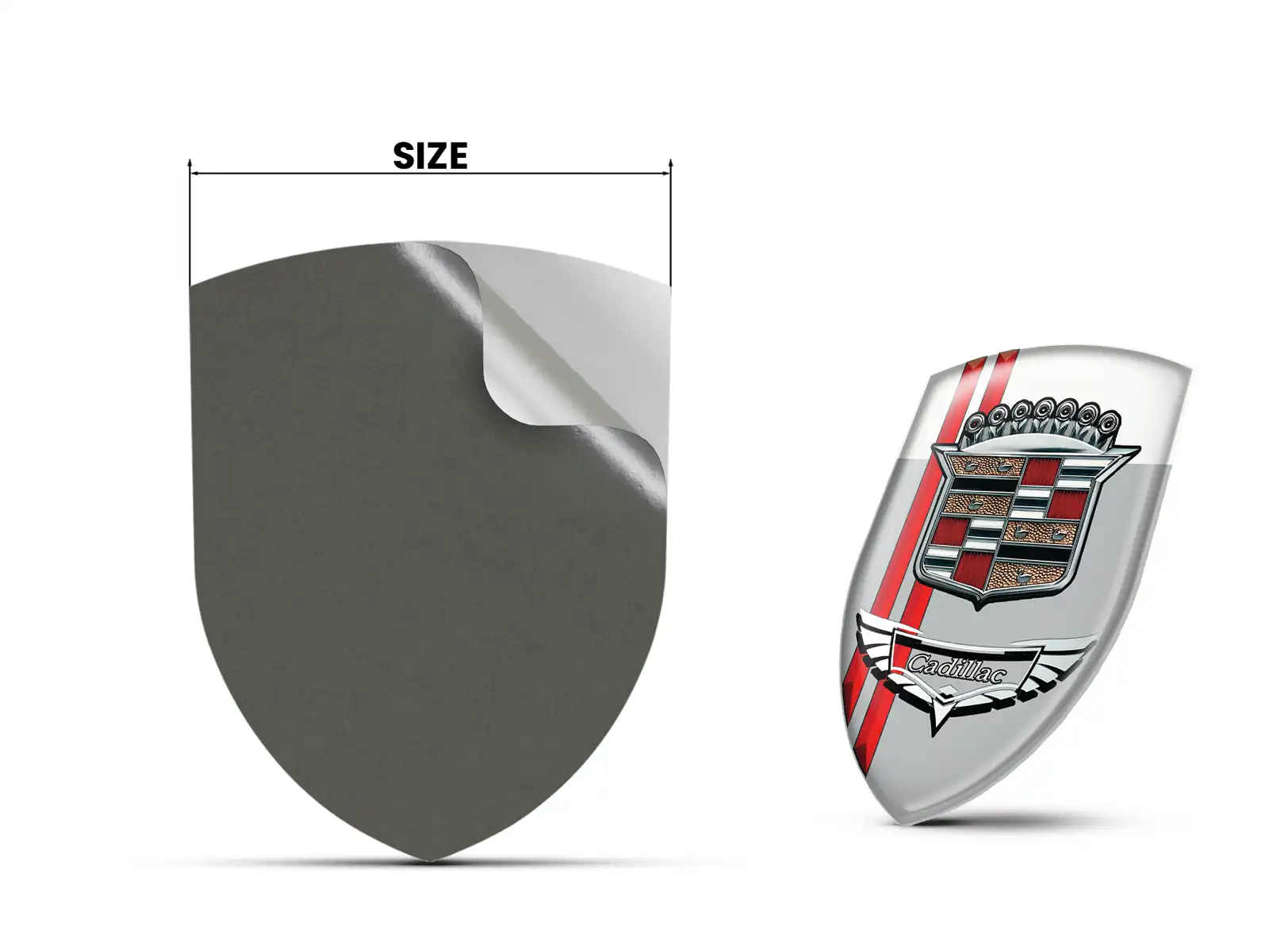 Cadillac Signes Auto Bombés Pro Max Durable Stylé Moderne ST